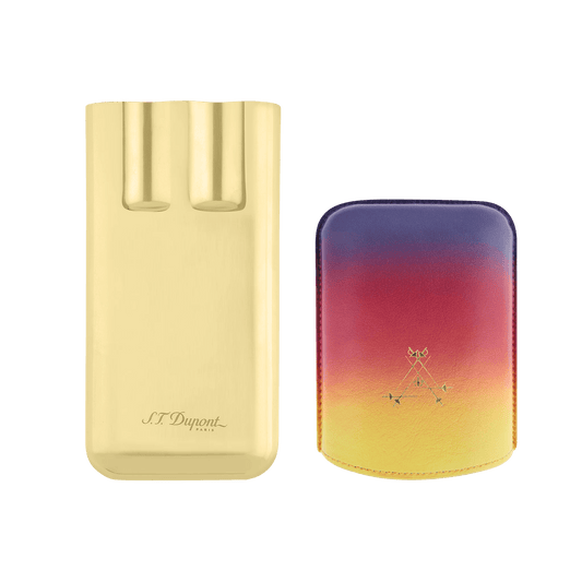 Étuis 3 cigares / Montécristo (violet)-La Régence