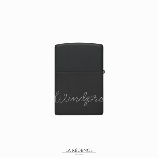 Cursive Zippo Design-La Régence