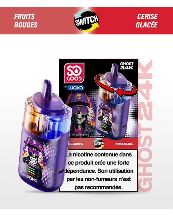 GHOST 24K FRUITS ROUGES ET CERISE GLACEE