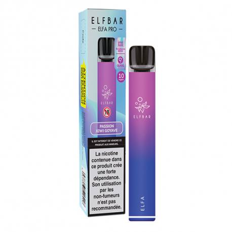 Passion kiwi goyave / Kit + Pod / ELFA PRO 10 mg-La Régence