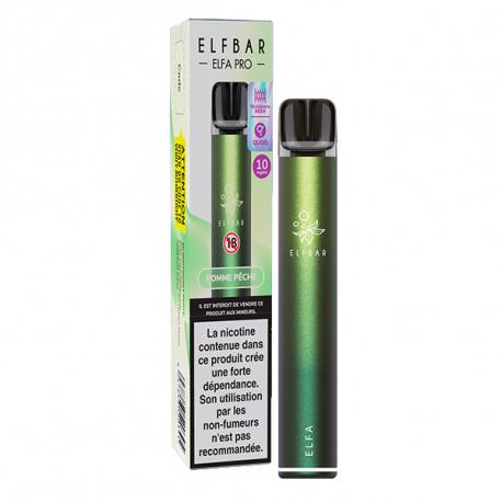 Pomme pêche / Kit + Pod / ELFA PRO 10 mg-La Régence