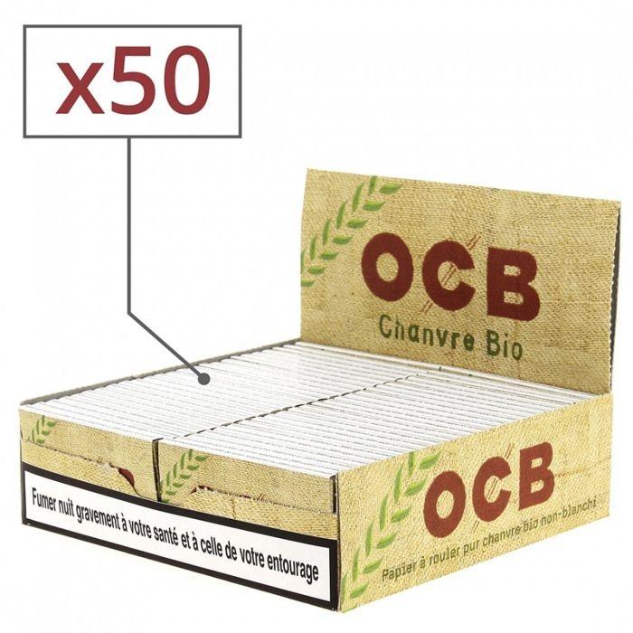 Boite de 50 carnets (court) chanvre bio-La Régence