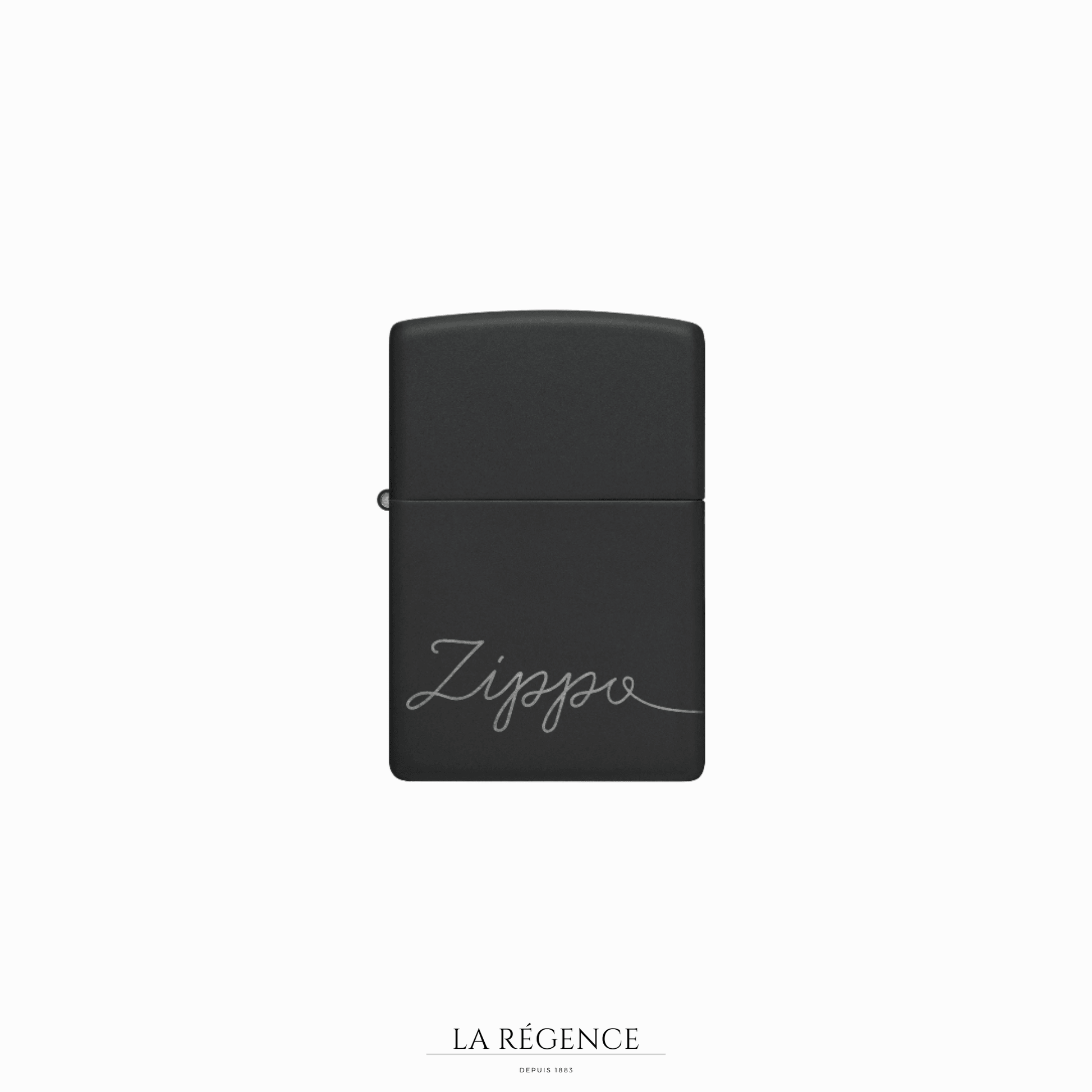 Cursive Zippo Design-La Régence