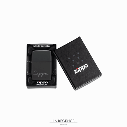 Cursive Zippo Design-La Régence