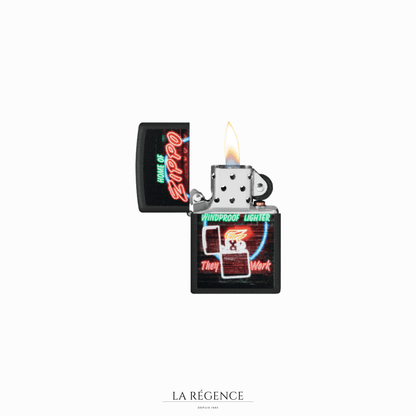 Neon sign design-La Régence