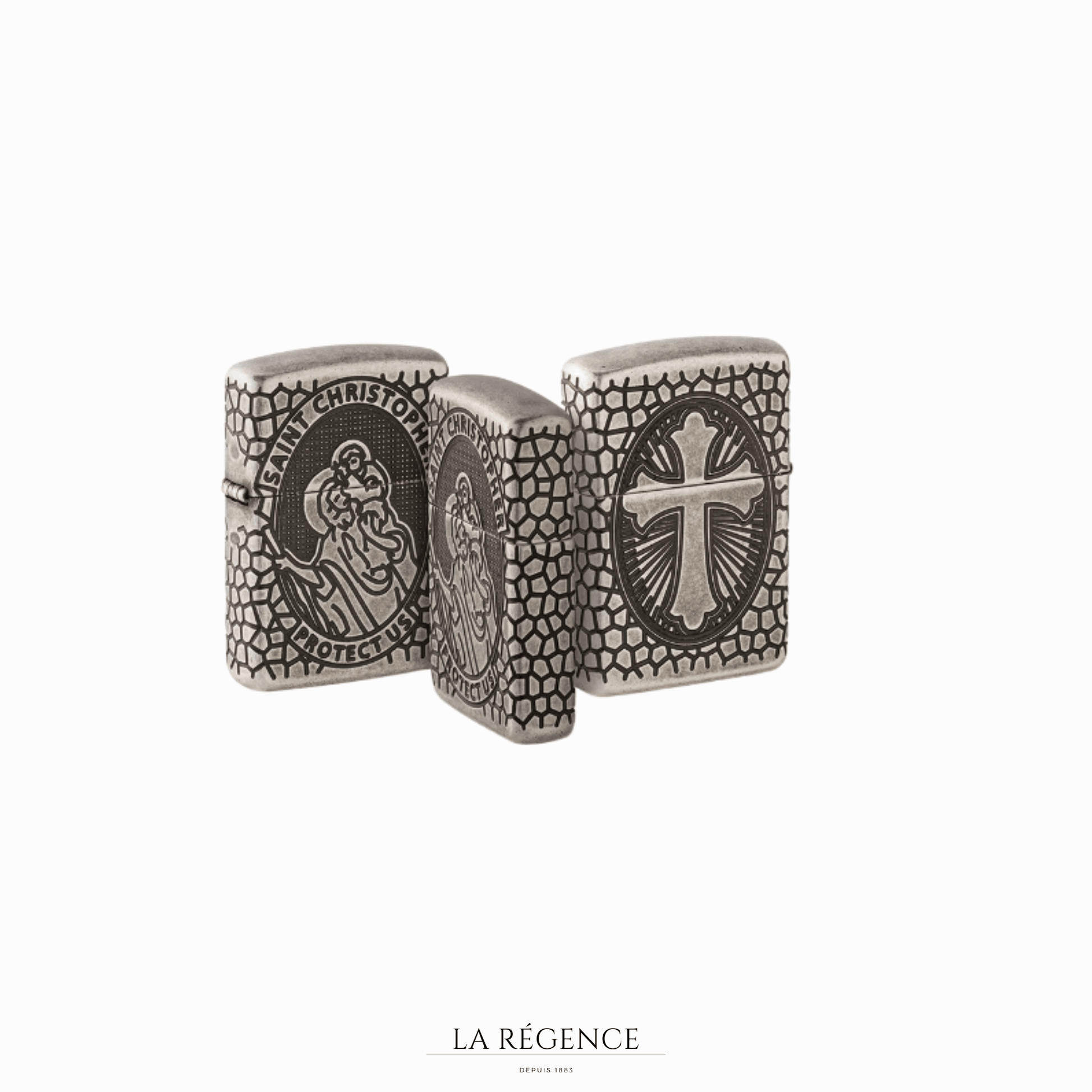 Antique Silver St. Christopher-La Régence