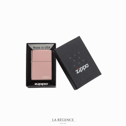 Reg High Polished Rose Gold avec Logo-La Régence