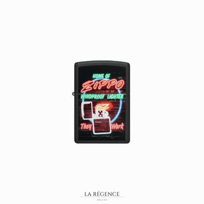Neon sign design-La Régence