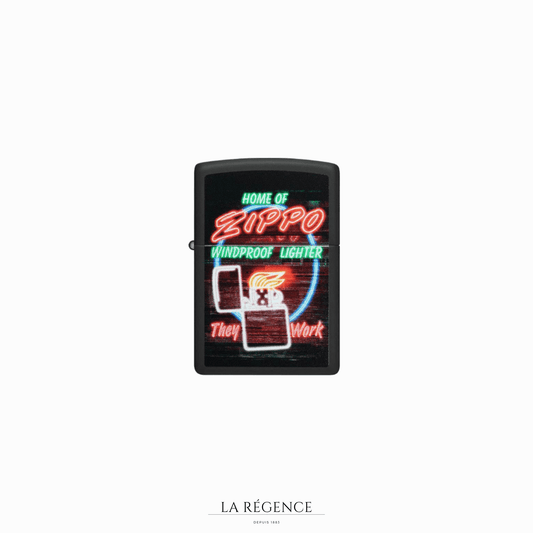 Neon sign design-La Régence
