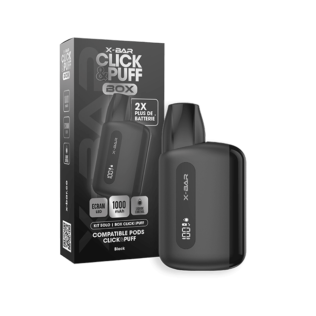 Batterie X-BAR  Click Puff -Soft Black