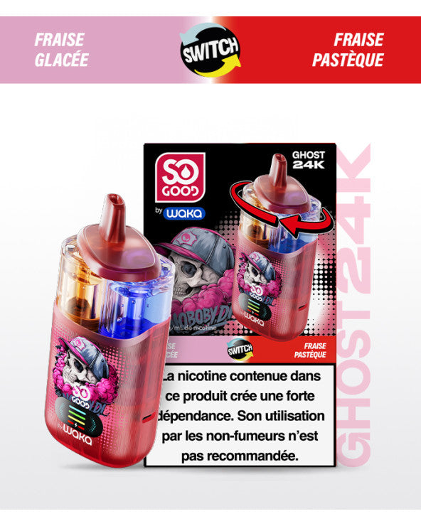 GHOST 24K FRAISE GLACEE ET FRAISE PASTEQUE