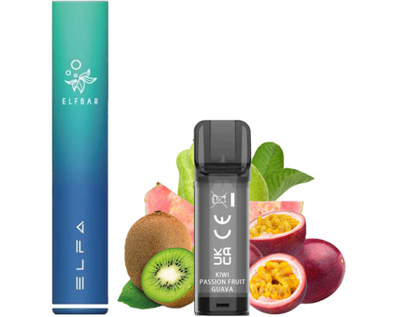 Passion kiwi Goyave / kit + Pod / ELFA PRO 0 mg