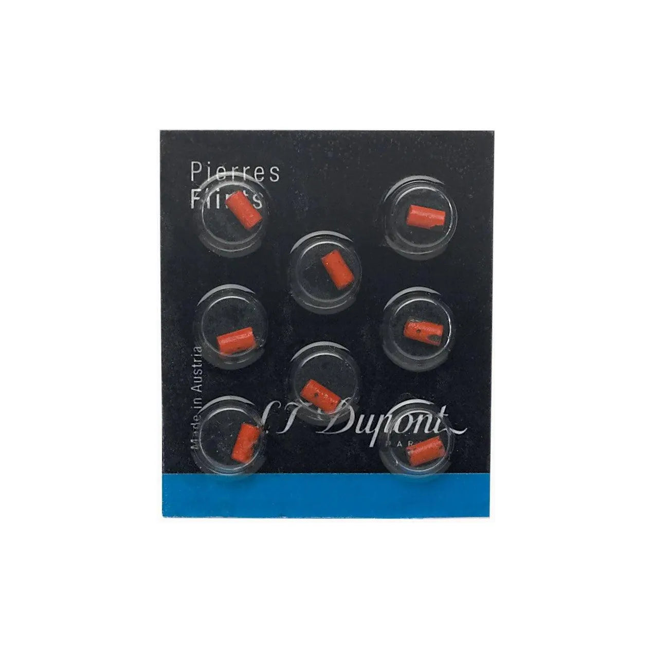 Coffret 8 pierres à briquet (Rouge)-La Régence